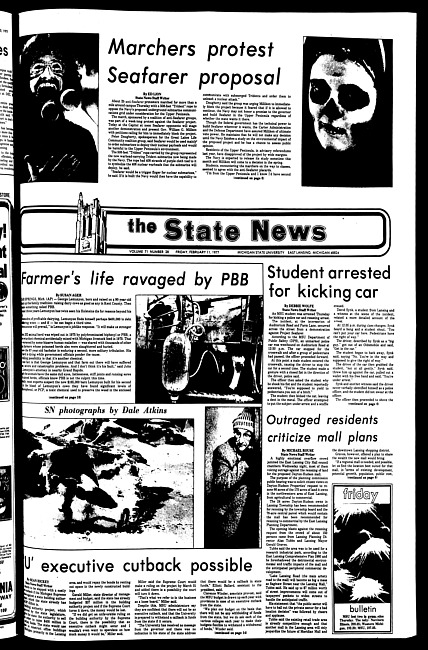 The State news. (1977 February 11)