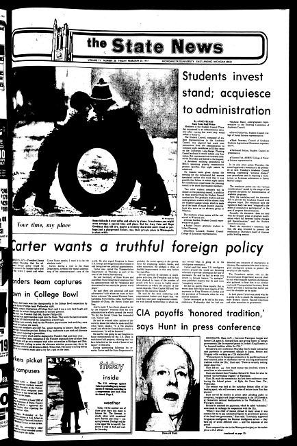 The State news. (1977 February 25)