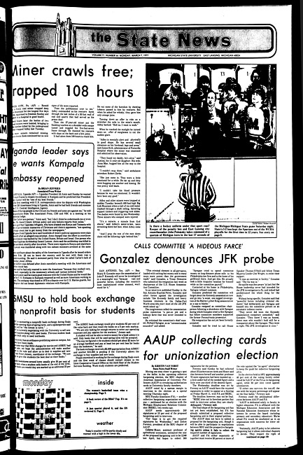 The State news. (1977 March 7)