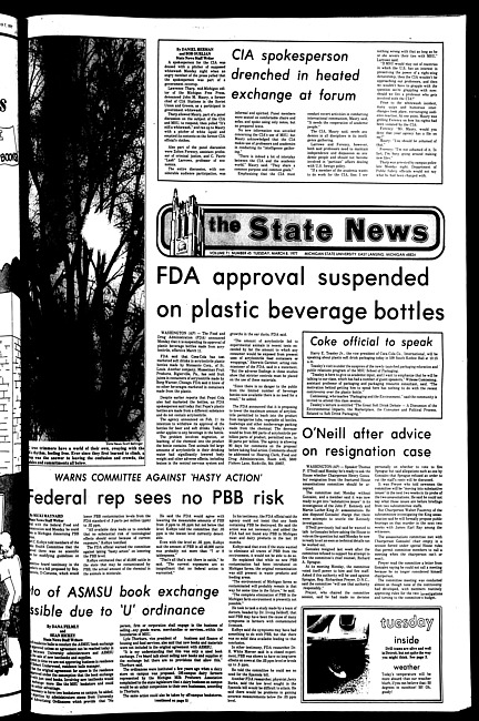 The State news. (1977 March 8)