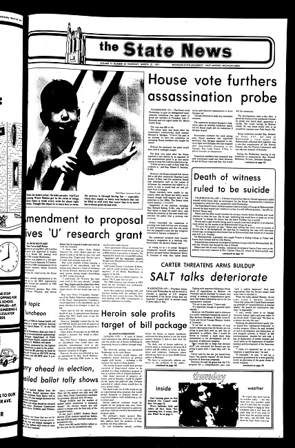 The State news. (1977 March 31)