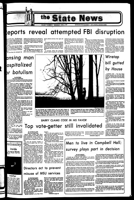 The State news. (1977 April 6)