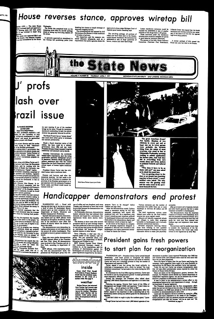 The State news. (1977 April 7)