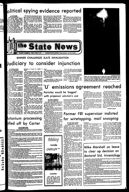 The State news. (1977 April 8)