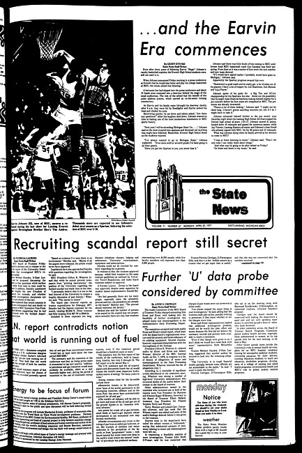 The State news. (1977 April 25)