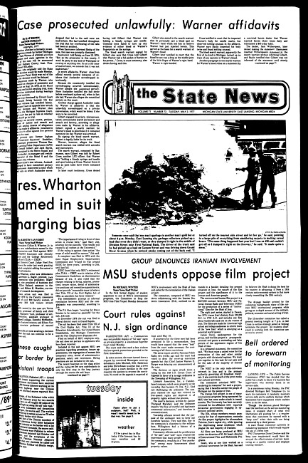 The State news. (1977 May 3)