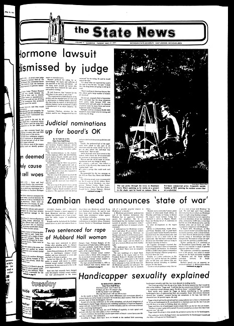 The State news. (1977 May 17)