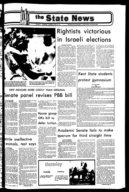 The State news. (1977 May 19)