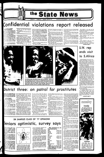 The State news. (1977 May 23)