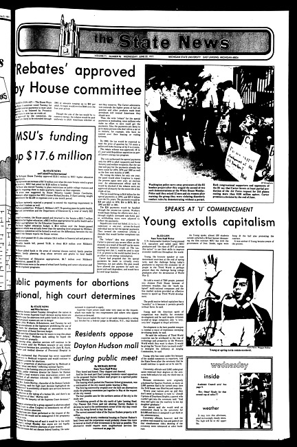 The State news. (1977 June 22)