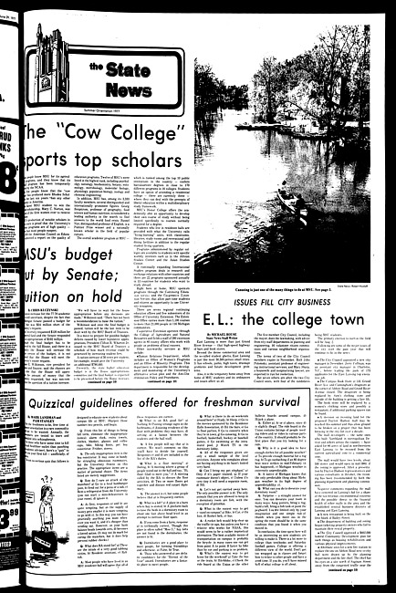 The State news. (1977 June 29), Supplement