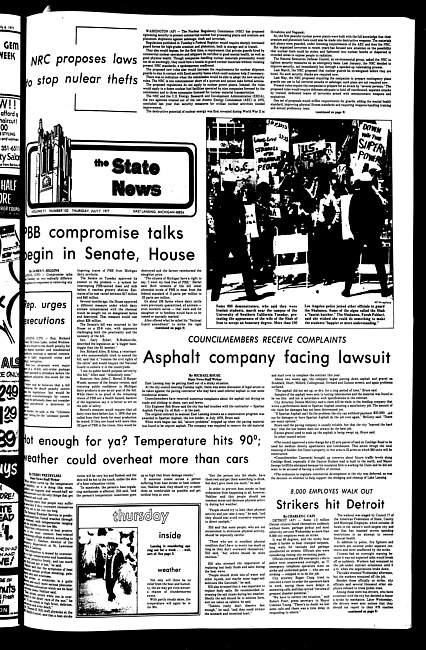 The State news. (1977 July 7)