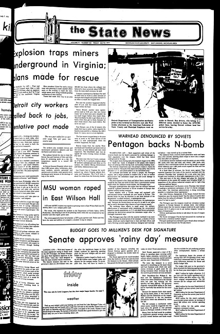 The State news. (1977 July 8)