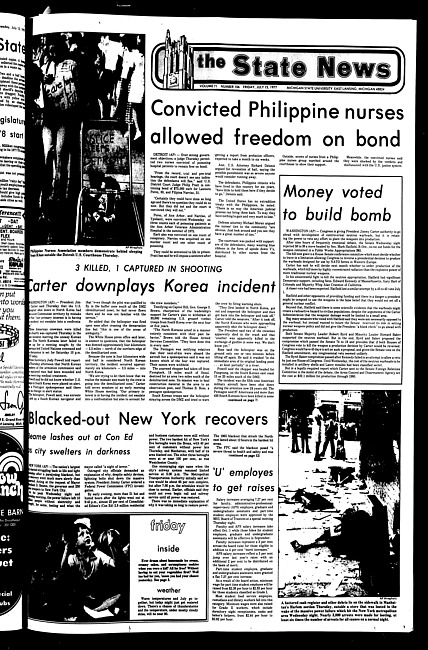 The State news. (1977 July 15)