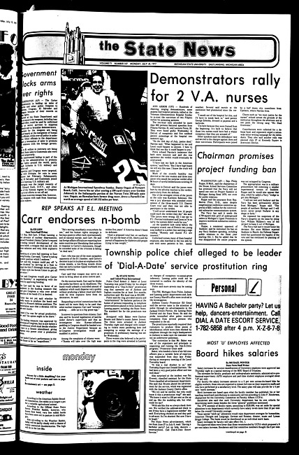 The State news. (1977 July 18)