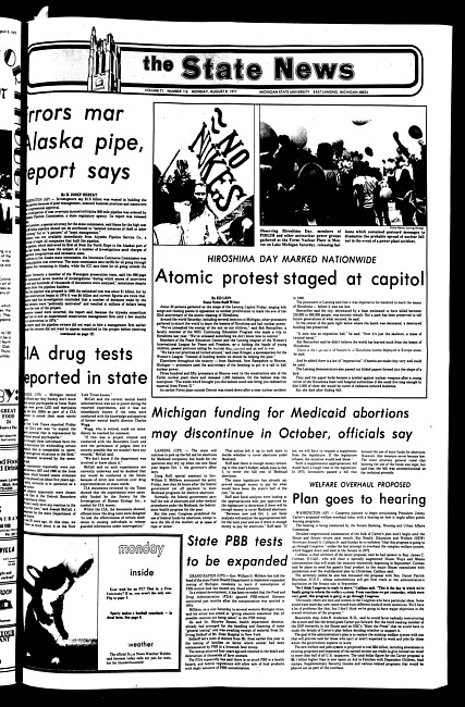 The State news. (1977 August 8)