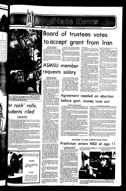 The State news. (1977 September 29)