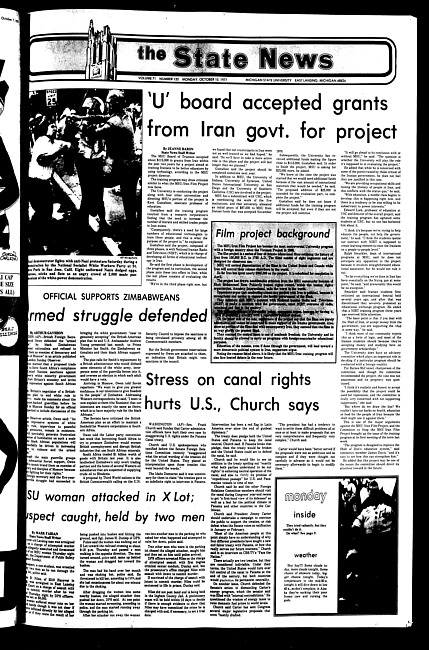 The State news. (1977 October 10)