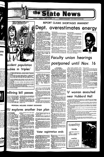 The State news. (1977 October 11)