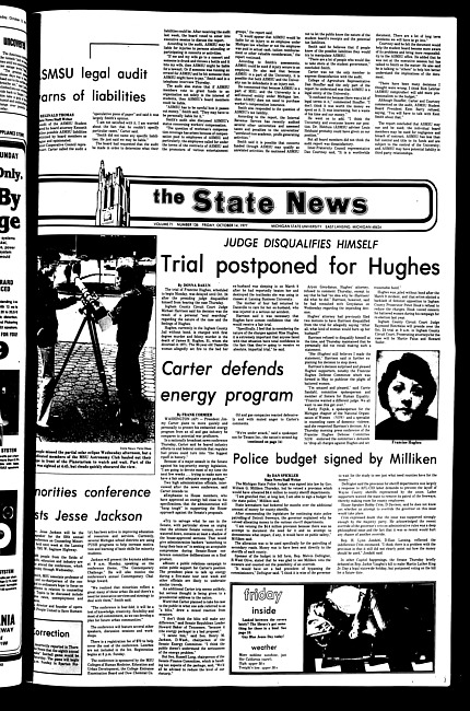 The State news. (1977 October 14)