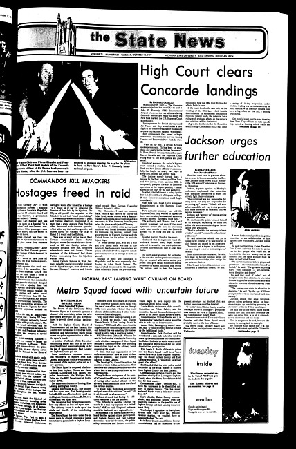 The State news. (1977 October 18)