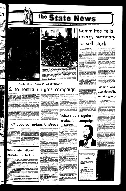 The State news. (1977 October 19)