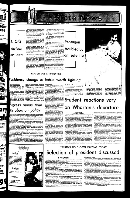 The State news. (1977 October 28)