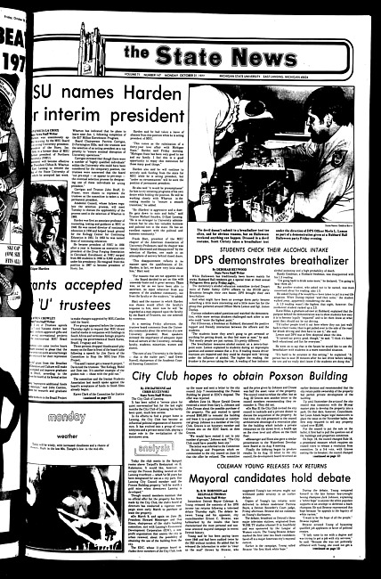 The State news. (1977 October 31)