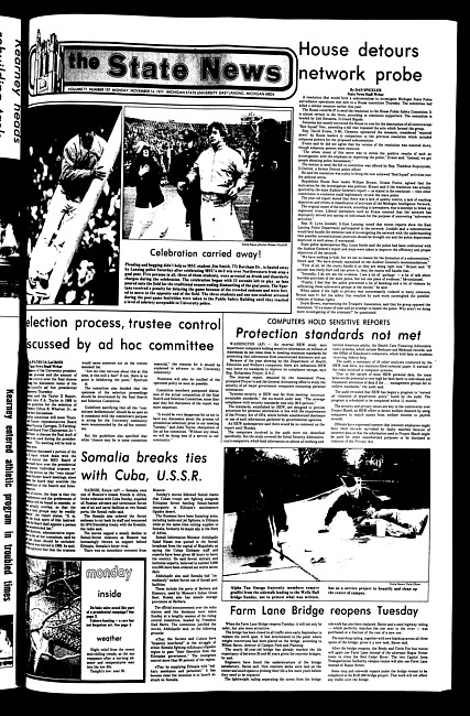 The State news. (1977 November 14)