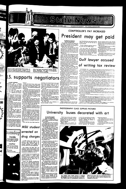 The State news. (1977 December 1)