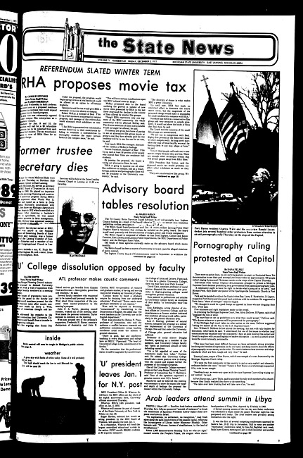 The State news. (1977 December 2)