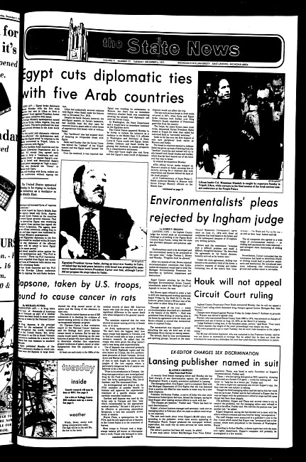 The State news. (1977 December 6)