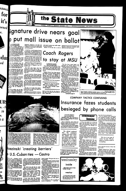 The State news. (1977 December 7)