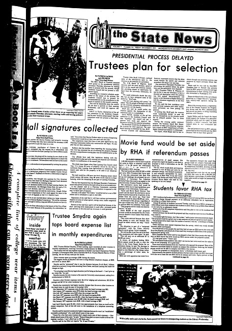 The State news. (1977 December 9)