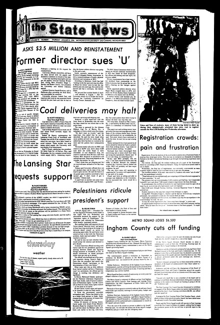 The State news. (1978 January 5)