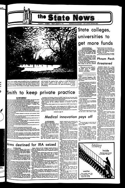 The State news. (1978 January 6)