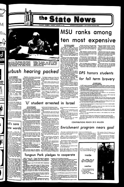 The State news. (1978 January 12)