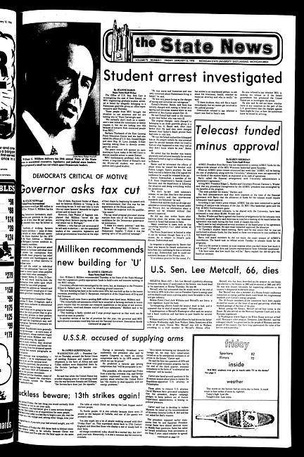 The State news. (1978 January 13)