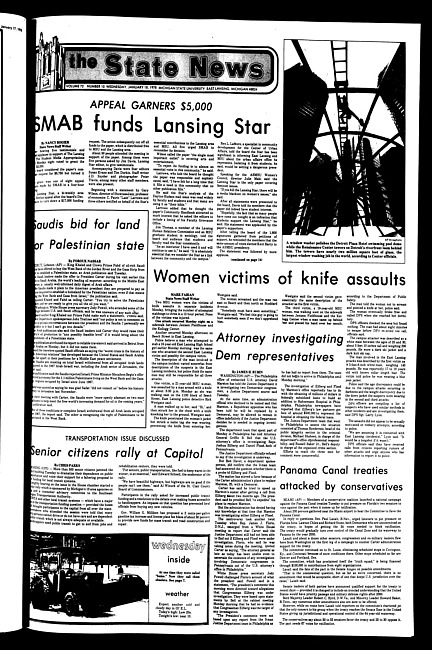 The State news. (1978 January 18)