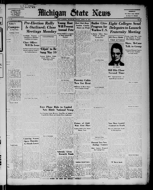 Michigan State news. (1937 April 30)