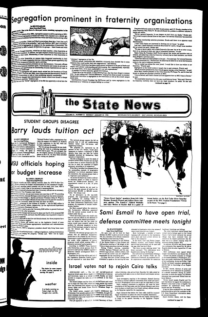 The State news. (1978 January 23)