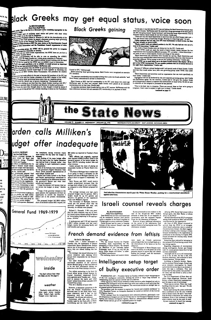 The State news. (1978 January 25)