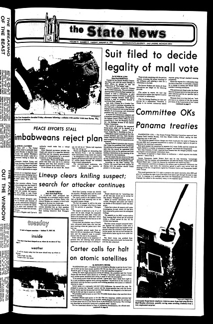The State news. (1978 January 31)