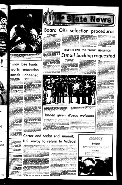 The State news. (1978 February 6)