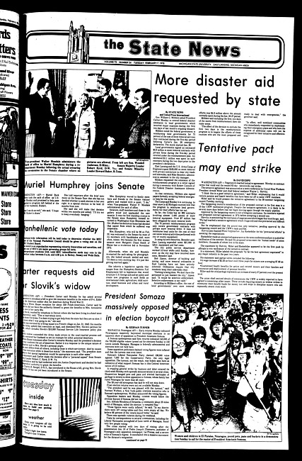 The State news. (1978 February 7)