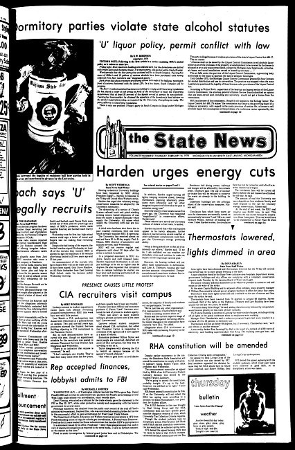 The State news. (1978 February 16)