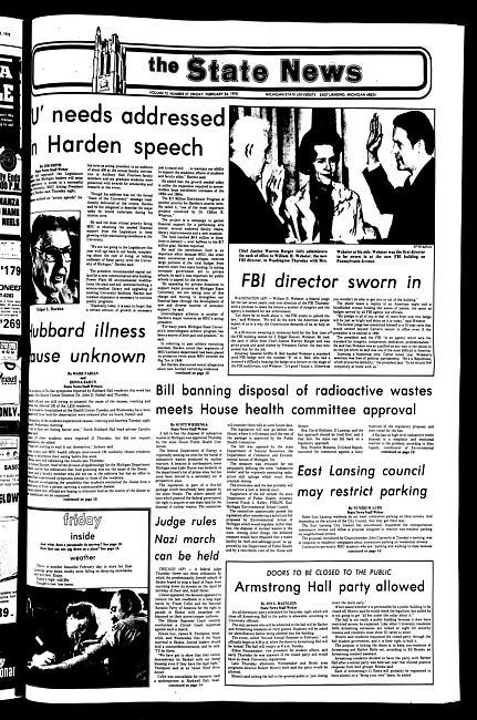 The State news. (1978 February 24)