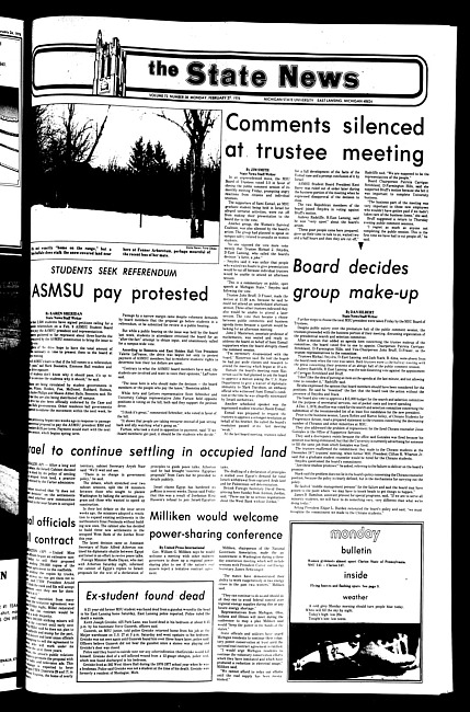 The State news. (1978 February 27)