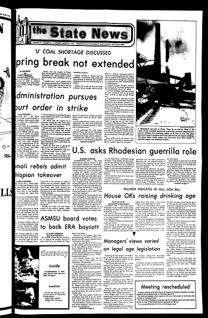 The State news. (1978 March 9)