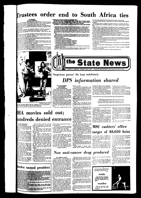 The State news. (1978 April 3)